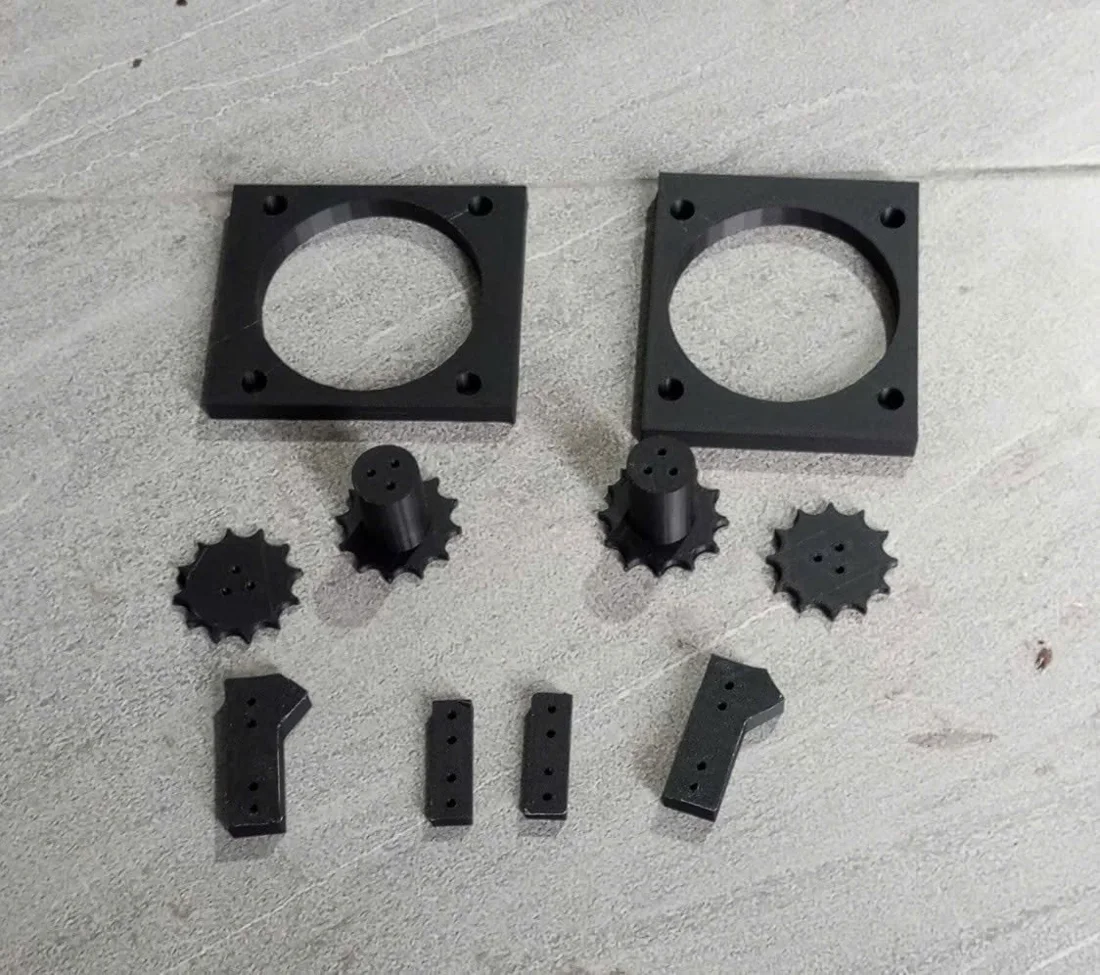 Bộ chi tiết nhựa có lỗ liên kết do Khởi Minh trực tiếp in 3D