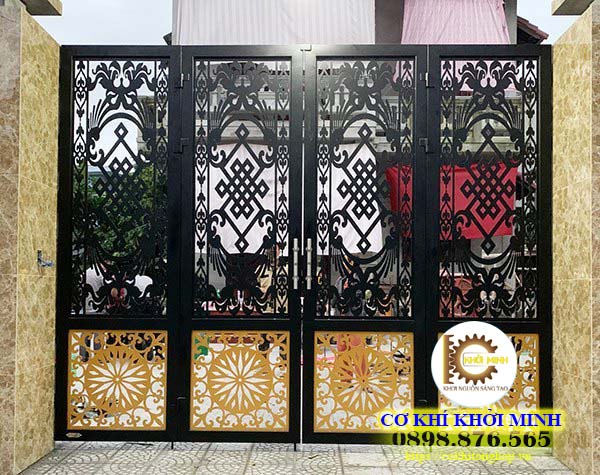 cổng sắt cắt CNC