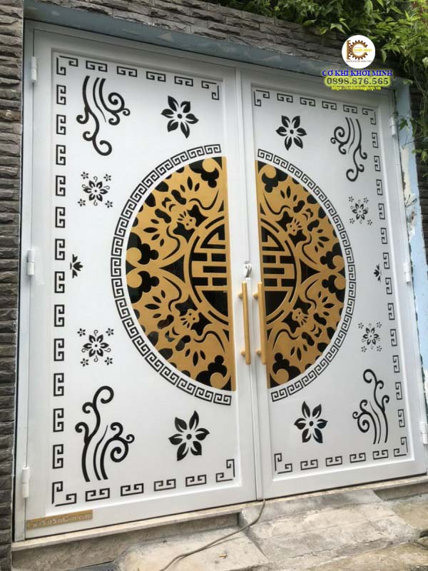 mẫu cửa cổng sắt cắt cnc đẹp